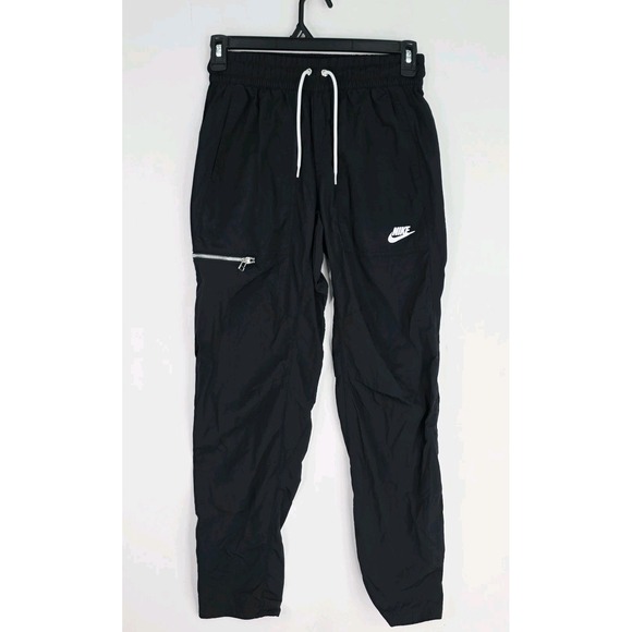 Nike Sportswear Woven Taper Leg Pants Black CU4465-010 Mens Size Small - Picture 2 of 15